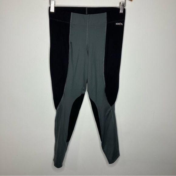 Kerrits riding leggings gray black size large - Picture 2 of 6